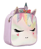 Purple & Pink Flower Crown Miss Gwen Unicorn Lunch Bag