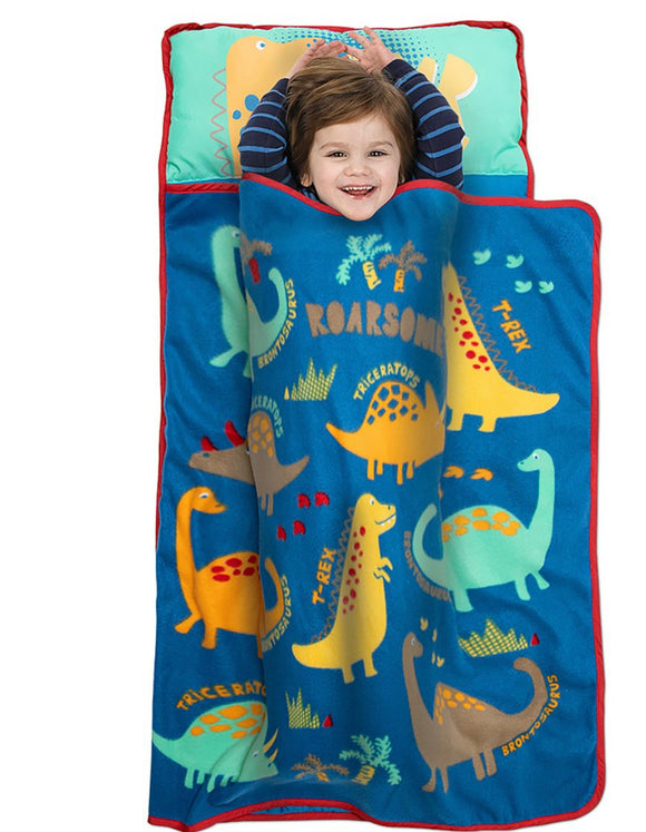 Roarsome Dinos Toddler Roll Up Nap Mat
