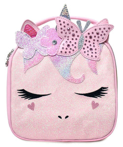Cotton Candy Glitter Gwen Butterfly Unicorn Lunch Bag OMG Accessories