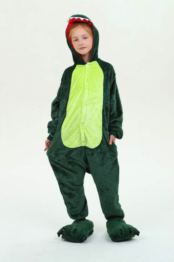 Green Dinosaur Pajamas