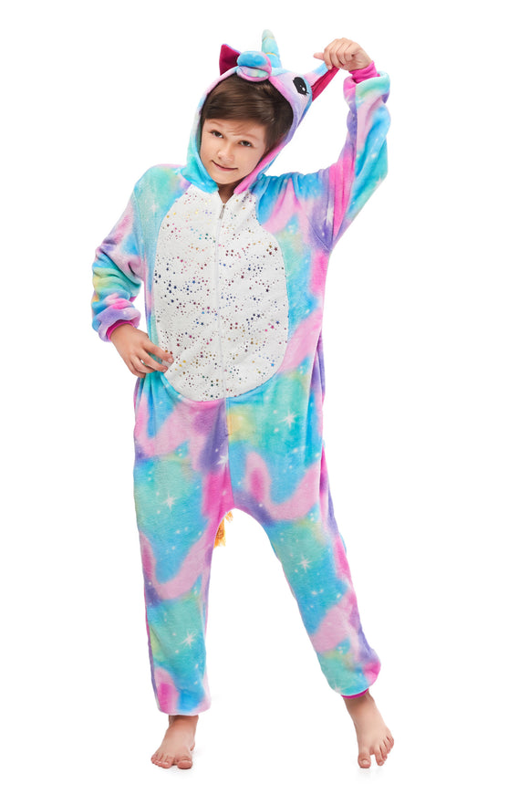 Rainbow Glitter Unicorn Pajamas