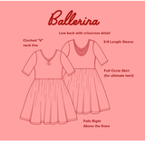 DotDotSmile Dress Ballerina Size 5/6