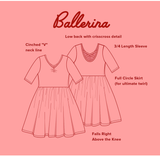 DotDotSmile Dress Ballerina Size 8/10